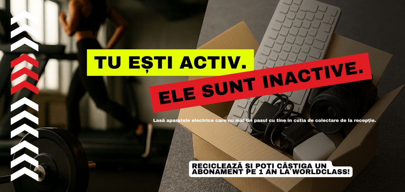 recicleaza cu environ la worldclass
